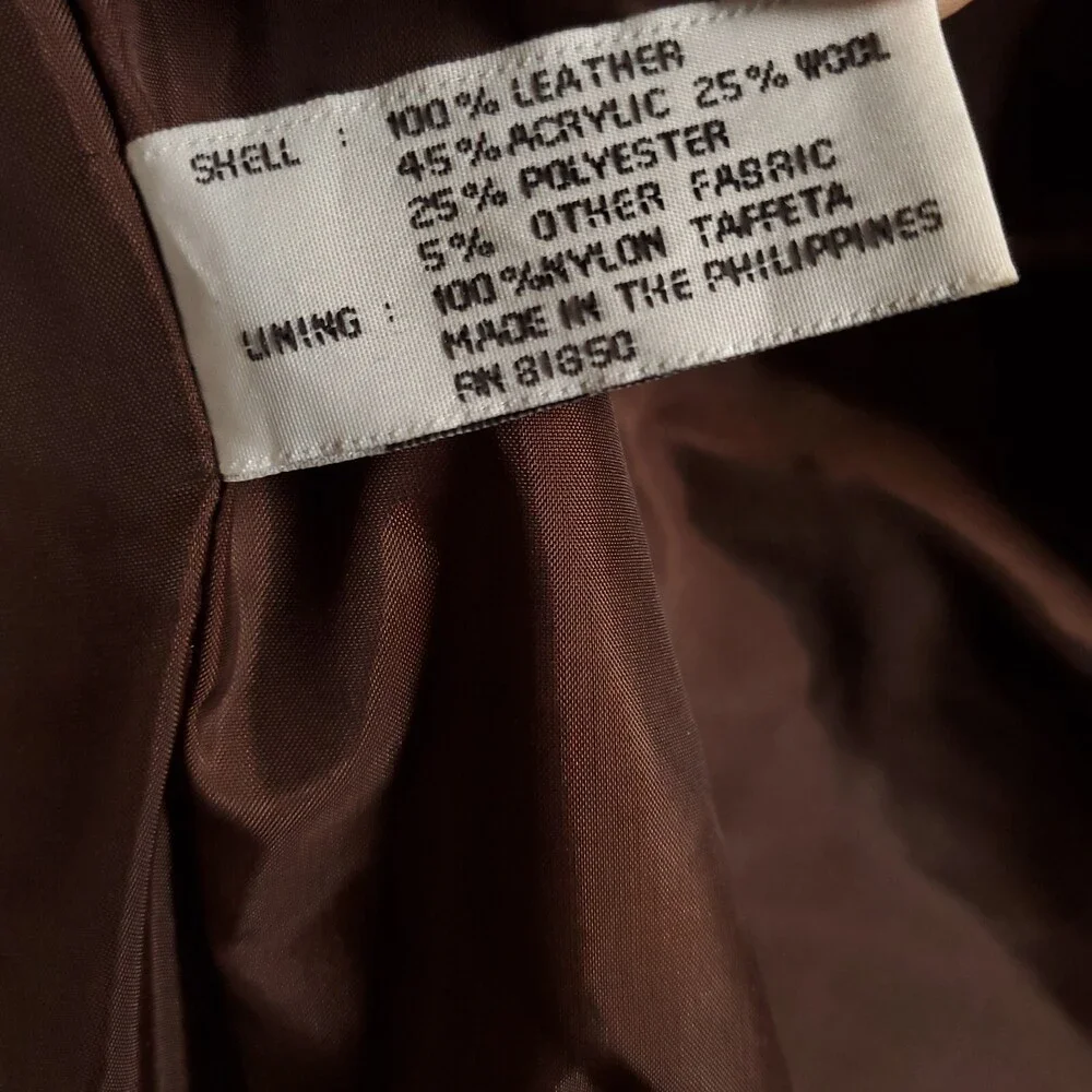 Brandon Thomas Suede Patchwork Blazer Jacket Womens Sz 12 M Brown Tan Colorblock - Picture 5 of 12